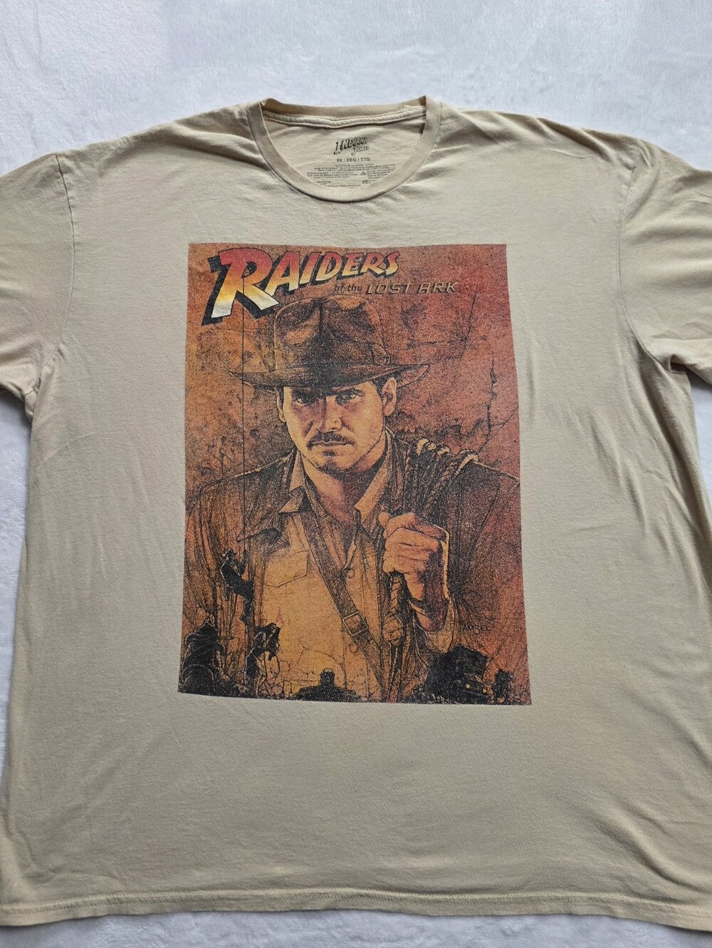 Indiana Jones Raiders Lost Ark T Shirt 2X XXL Mad Engine Retro Movie